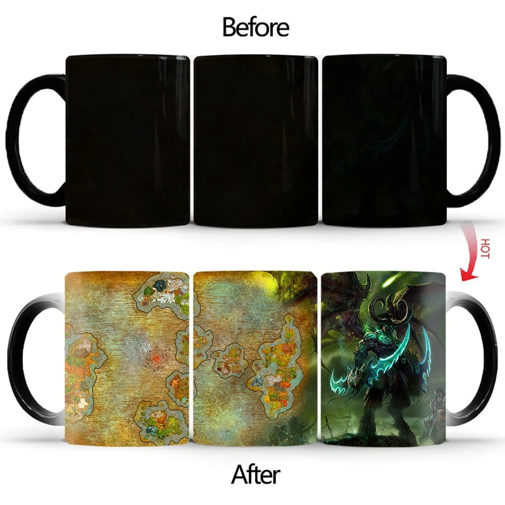 350mL Zelda Color Changing Magic Mug – Heat Activated Ceramic Coffee Cup