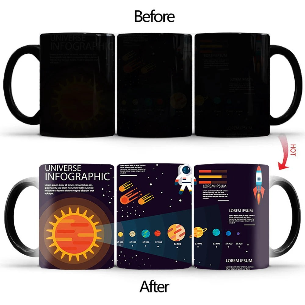 350mL Zelda Color Changing Magic Mug – Heat Activated Ceramic Coffee Cup