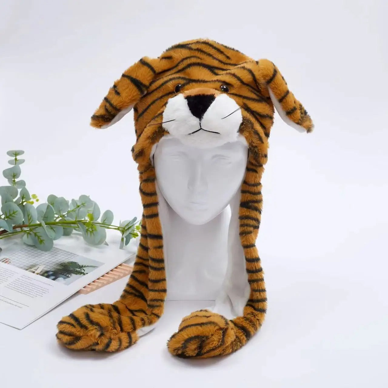 Bunny Hat With Press Paw-to-Move Ears
