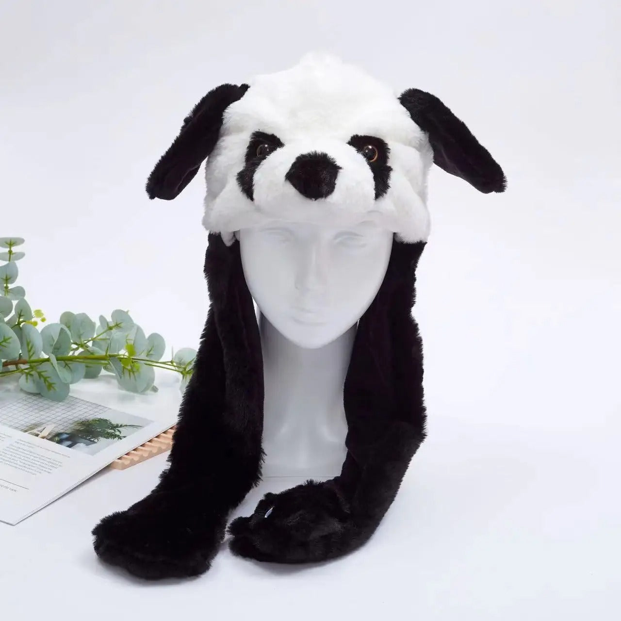Bunny Hat With Press Paw-to-Move Ears