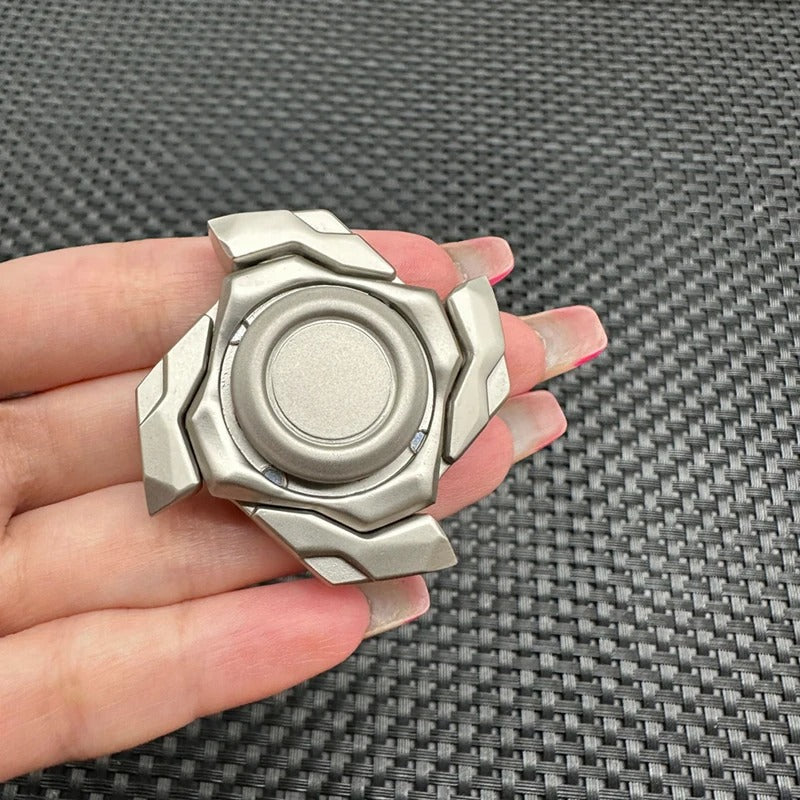 Mini Armor Metal Fidget Spinner – Premium EDC Stress Relief Toy for Adults & Collectors