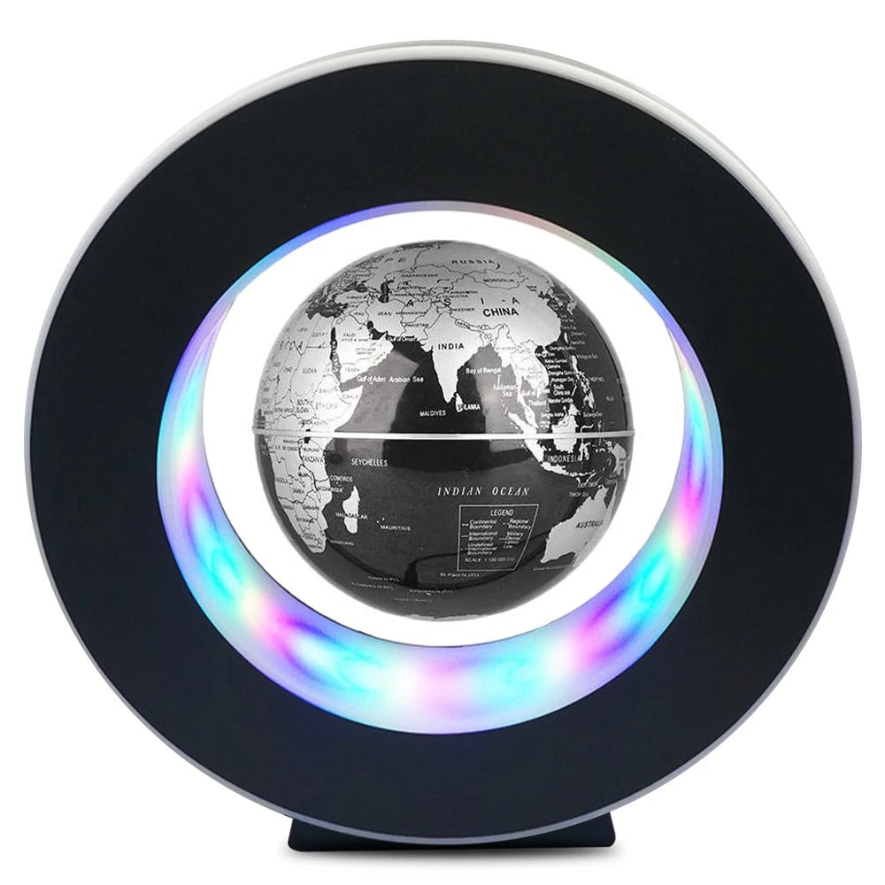 Magnetic Levitating Globe Lamp - Floating LED World Map Antigravity Desk Lamp for Home & Office Decor