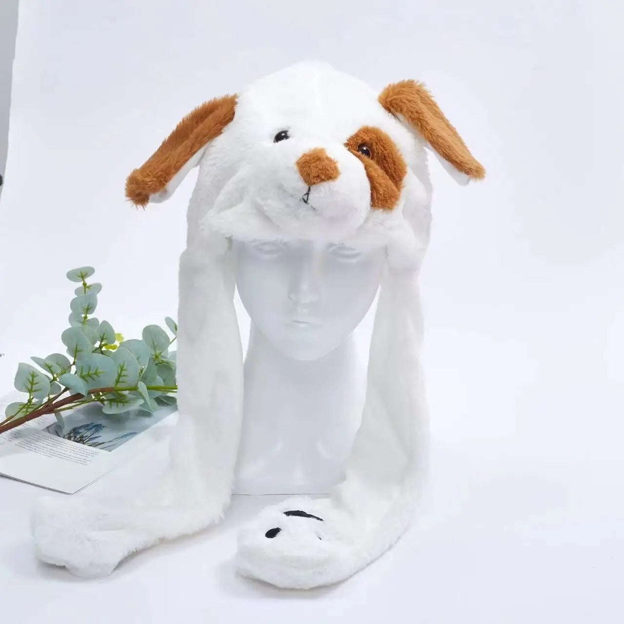 Bunny Hat With Press Paw-to-Move Ears