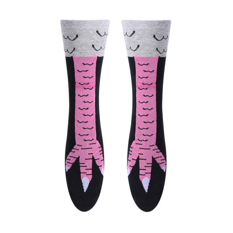 Funny 3D Chicken Socks - Novelty Animal Socks for Men & Women