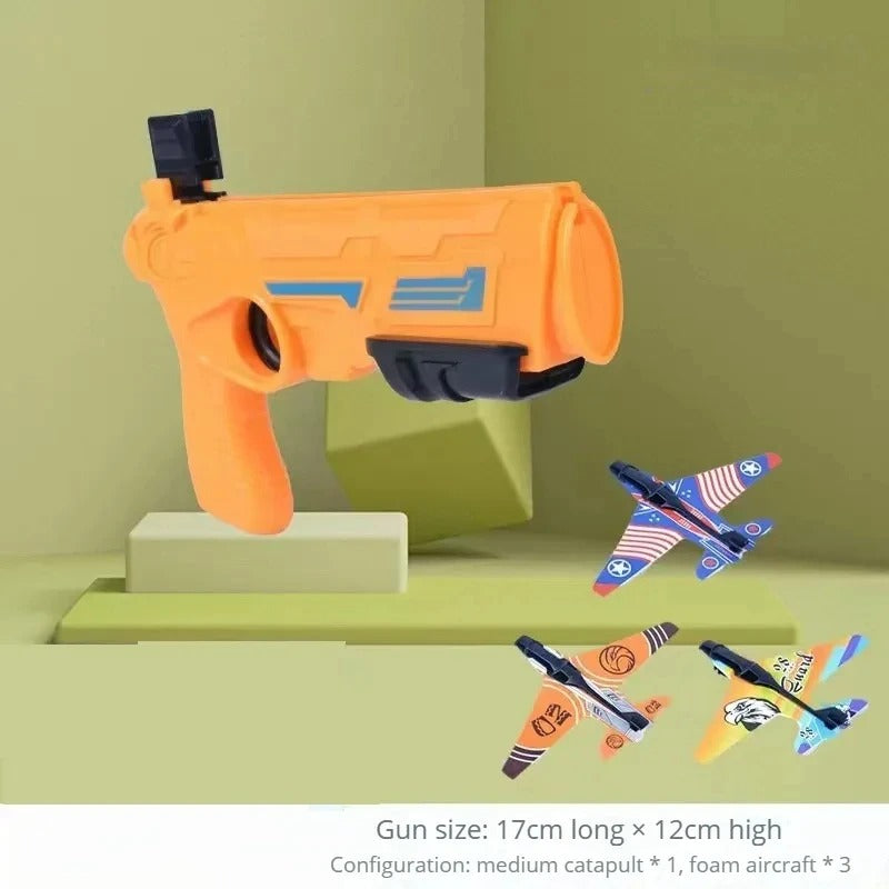 Children's Foam Ejection Aircraft – Flying Glider Launcher Toy