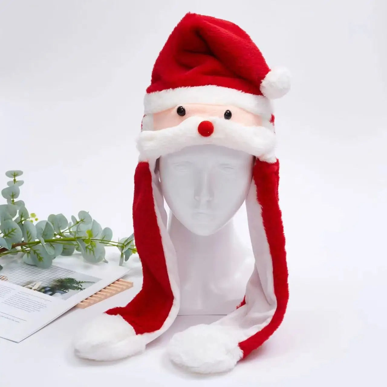Bunny Hat With Press Paw-to-Move Ears