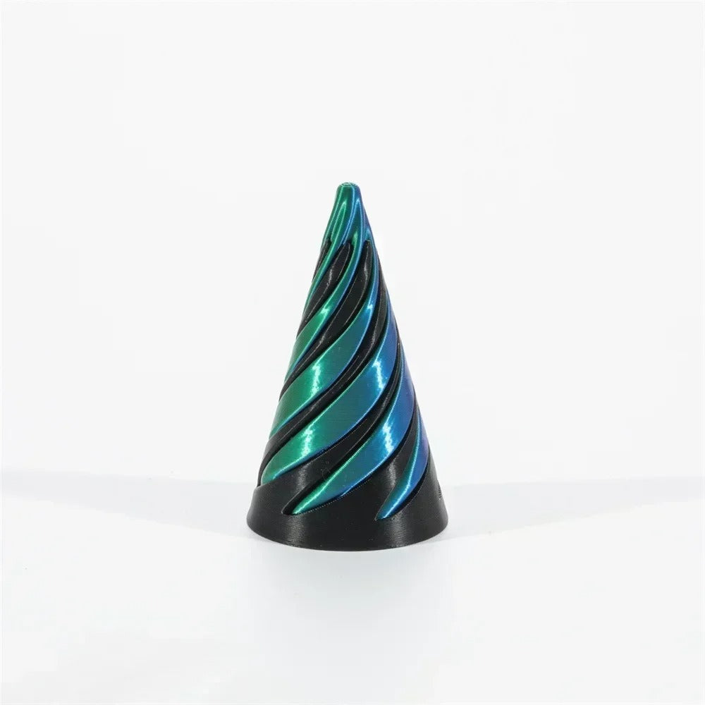 3D Printed Helix Screw Fidget Toy – Satisfying Stress Relief Spinner for Adults & Kids