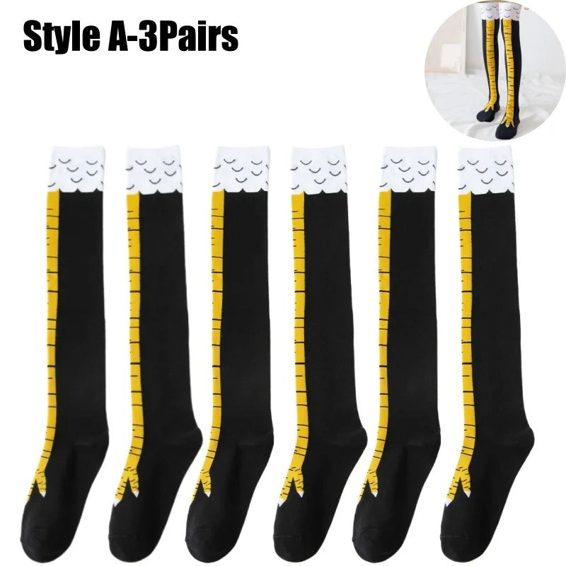 Funny 3D Chicken Socks - Novelty Animal Socks for Men & Women
