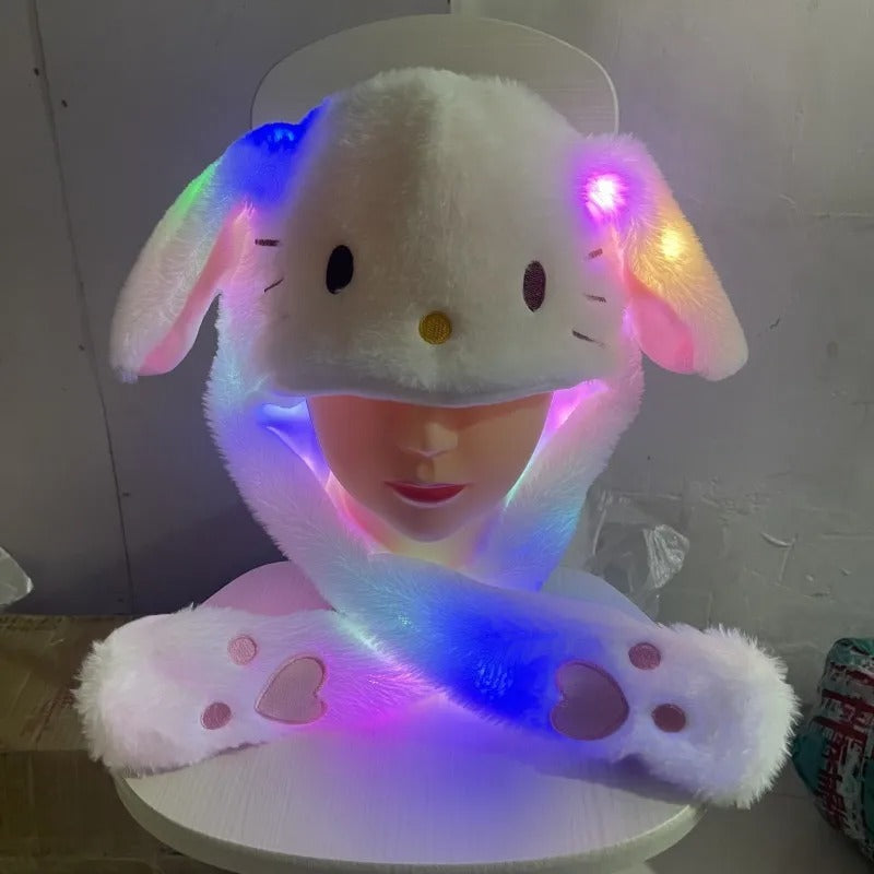 Bunny Hat With Press Paw-to-Move Ears