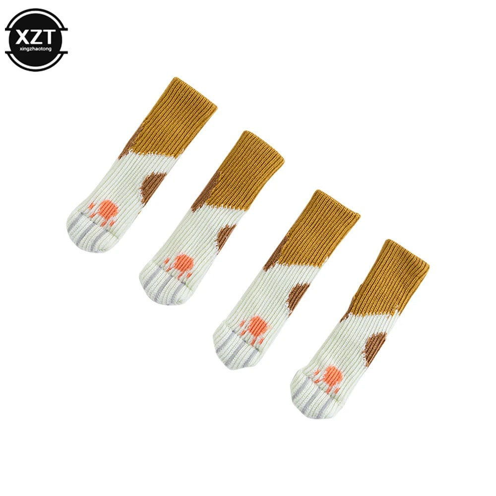 Kitty Paw Chair Socks – Cute Floor Protectors for Chair & Table Legs