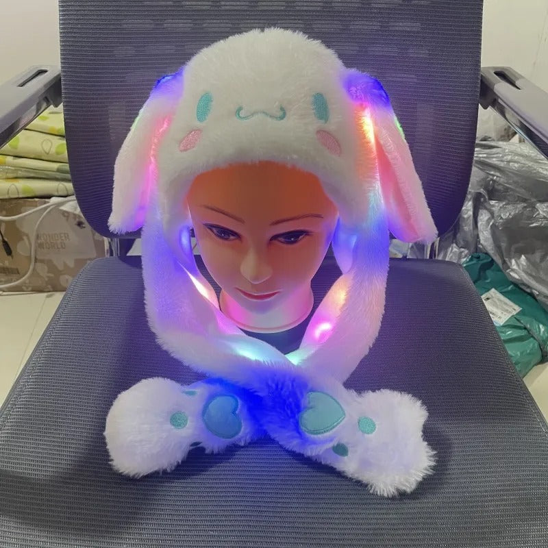 Bunny Hat With Press Paw-to-Move Ears