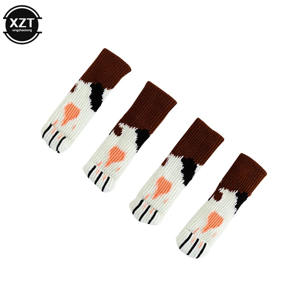 Kitty Paw Chair Socks – Cute Floor Protectors for Chair & Table Legs