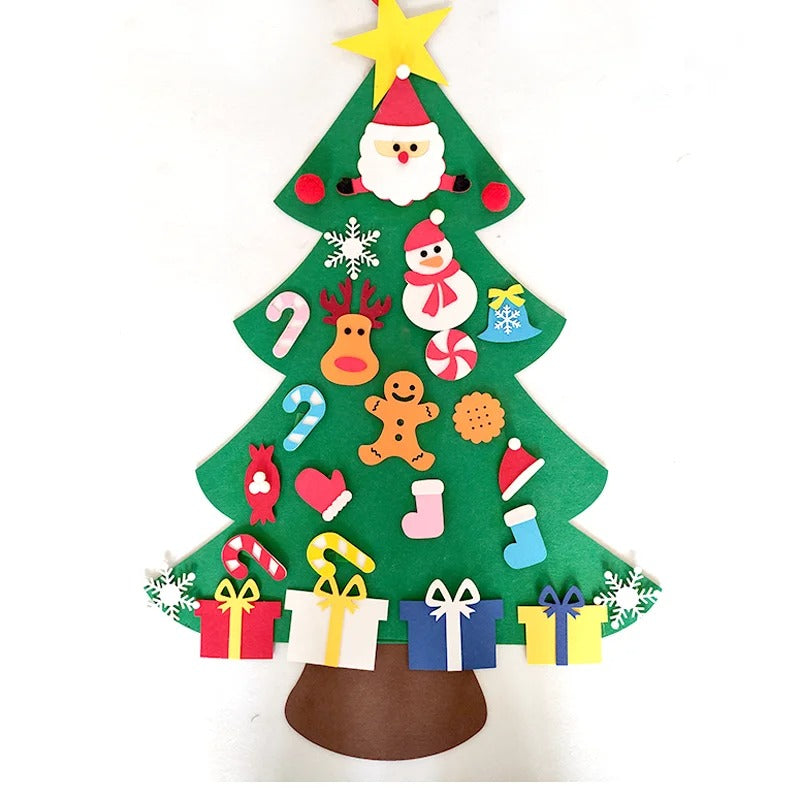 DIY Felt Christmas Tree – Festive Wall Hanging Decoration for Kids & Family