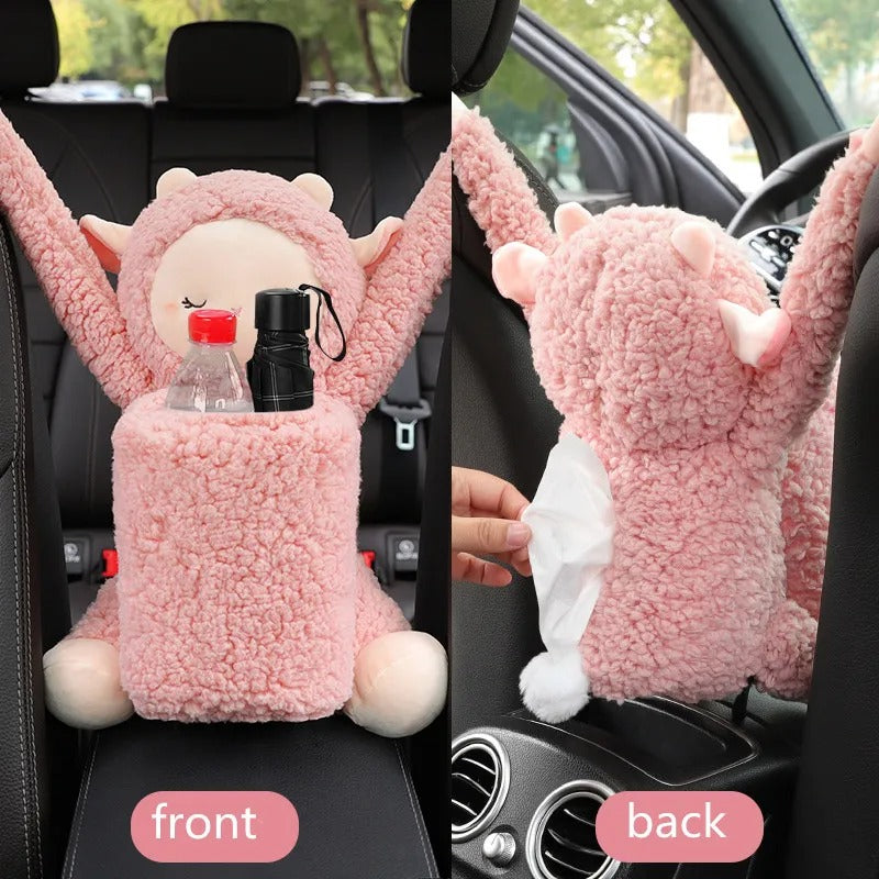Creative Hanging Duck Tissue Box - Cute Wall Mounted Tissue Holder Dispenser