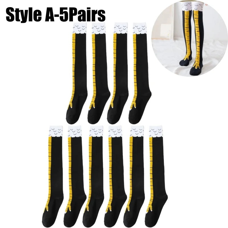 Funny 3D Chicken Socks - Novelty Animal Socks for Men & Women