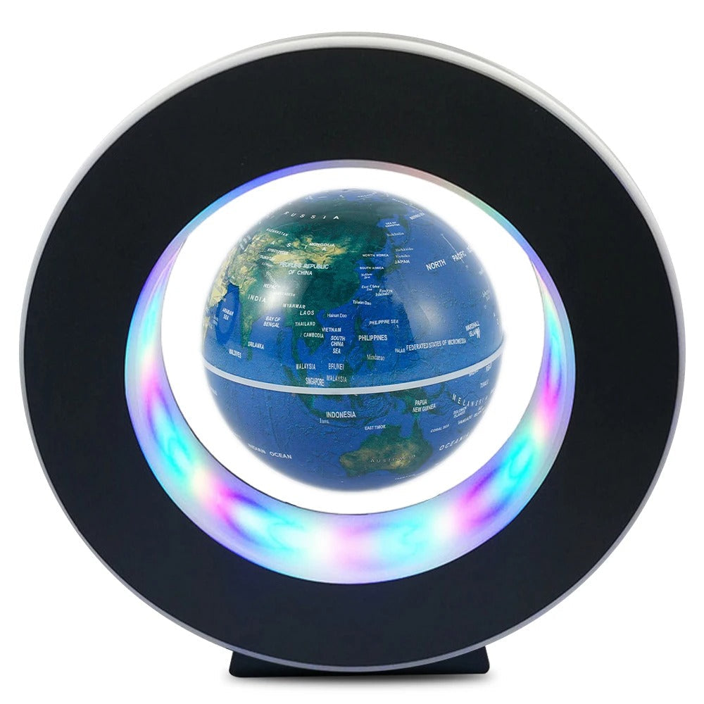 Magnetic Levitating Globe Lamp - Floating LED World Map Antigravity Desk Lamp for Home & Office Decor