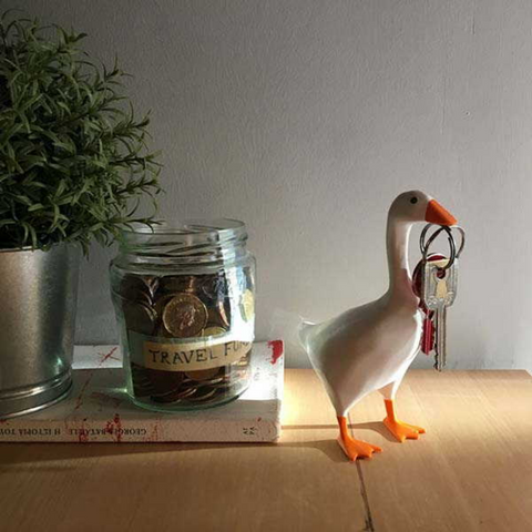Magnetic Goose Key Holder – Quirky Desk Organiser & Home Decor Gift