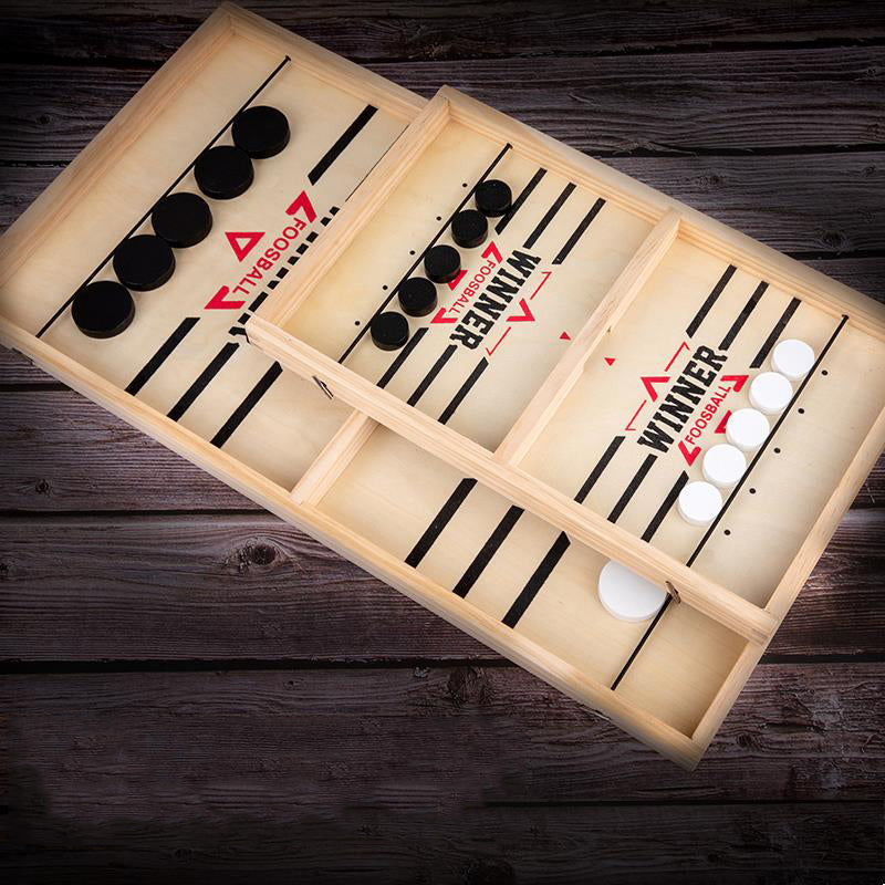 Foosball Winner Games Table Hockey Game - Mini Desktop Air Hockey for Kids & Adults
