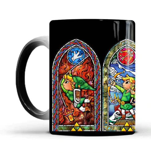 350mL Zelda Color Changing Magic Mug – Heat Activated Ceramic Coffee Cup